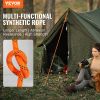 VEVOR Double Braided Polyester Rope, 3/4 in x 220 ft, 24 Strands, 20000 LBS Breaking Strength Outdoor Rope