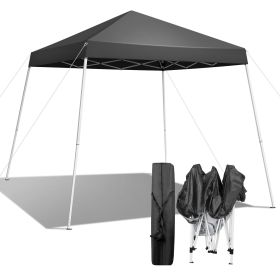 Dark Gray Bevel, No Enclosure, Folding Shed 6X6ft
