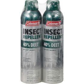 Coleman 40% Deet Rep 6Oz 2Pk