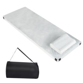 75 X 25 X 3in Memory Foam Grey Camping Mattress