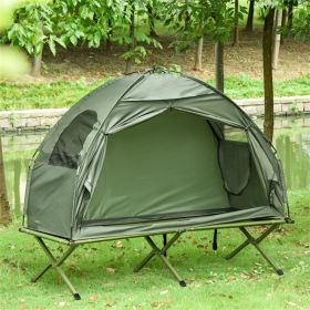 2-in-1 Camping Set Includes Camping Tent And Elevated Cot