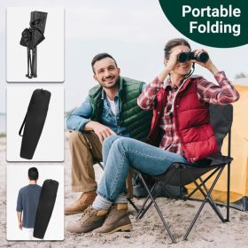 4 Pieces 42 X 42 X 70 cm Black Camping Chair
