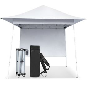 8X8ft White Canopy Folding Shed