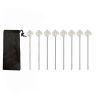 8pcs Ground Nails; Heavy Duty Tent Stakes Stakes