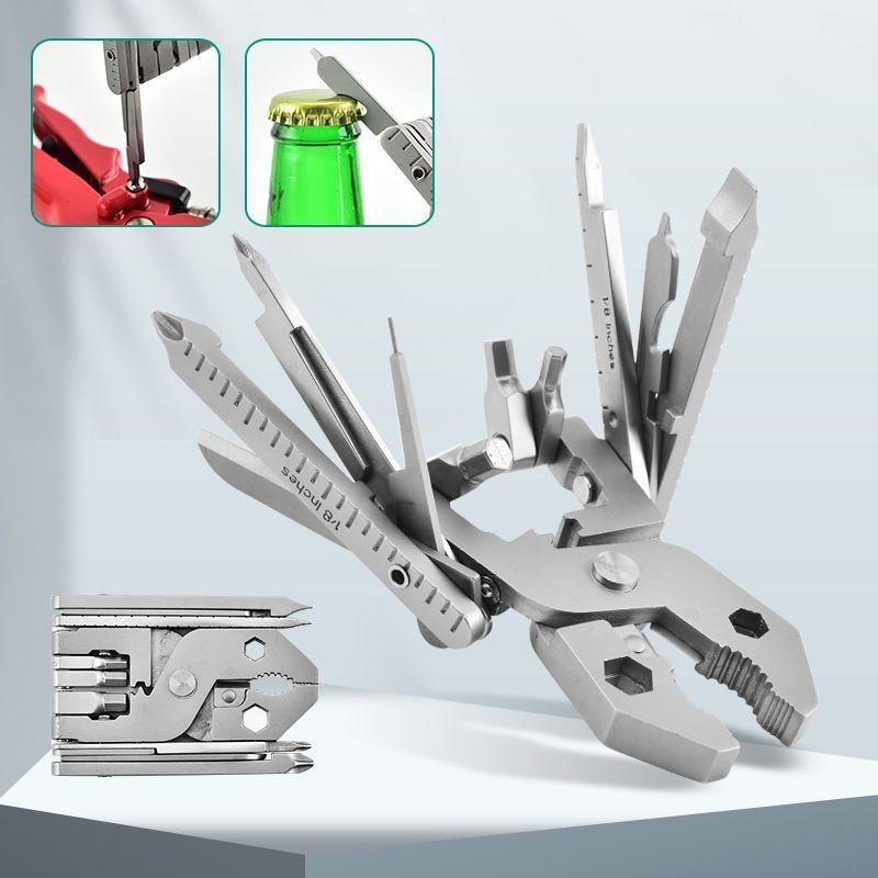 Multifunctional Tools 25-in-1 Folding Multitool with Wire Cutter & Wrench