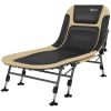 Outsunny Camp Deluxe Folding Cot Lounger