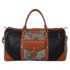 Hardy Black Reclaimed Leather Sustainable Travel Duffel