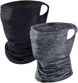 Ice Silk Neck Gaiter with Ear Loops