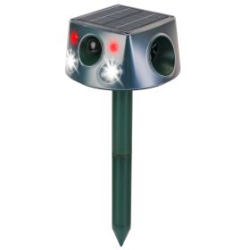 Ultrasonic Solar Animal Repeller Outdoor Mole Snake Squirrel Repellent