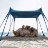 10x10FT Beach Canopy Sun Shelter UPF50+ UV Protection