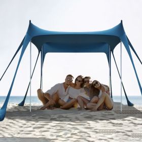 10x10FT Beach Canopy Sun Shelter UPF50+ UV Protection