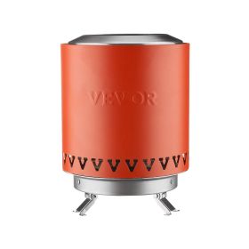Smokeless Stainless Steel Tabletop Fire Pit with Carry Bag