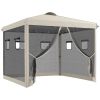 Outsunny Easy Pop Up 10' x 10' Canopy Tent with Netting