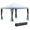 10' x 10' Pop Up Canopy Tent with Netting, Instant Gazebo