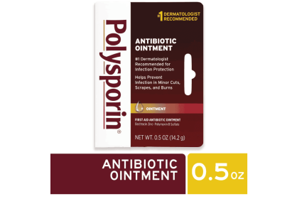 Polysporin First Aid Topical Antibiotic Ointment, Travel Size, 0.5 oz