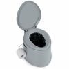 Portable Travel Toilet with Paper Holder, 5L