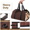 Firewood Carrier Bag with Handle Durable Wear-Resistant