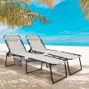 Adjustable Reclining Lounge Chair for Camping & Beach