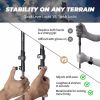 Pair of 2 Anti-shock Adjustable Alpenstock Trekking Poles