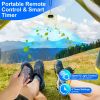 2-in-1 Camping Fan with Lantern & Remote  Product Description