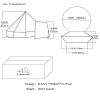 Canvas Tent Bell Tent Glamping, 4 Seasons Yurt Tent