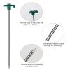 Heavy Duty Tent Pegs Ropes Set 20Pcs 9.8in