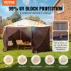 VEVOR Pop Up 6 Sided Canopy Sun Shelter Gazebo Tent
