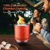 Smokeless Stainless Steel Tabletop Fire Pit with Carry Bag