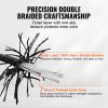 VEVOR Braided Nylon Rope, 3/16 in x 1000 ft, 32 Strands