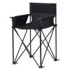High-Back Folding Beach Chair with Armrests