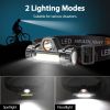 2 Packs Rechargeable Headlamp IPX4 Waterproof