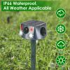 Ultrasonic Solar Animal Repeller Outdoor Mole Snake Squirrel Repellent