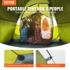 VEVOR 3 Person Camping Tent, Waterproof Lightweight Backpacking Tent