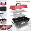 Portable Barbecue Smoker Charcoal Grill
