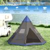6-7 Person Family Tent with Shade and Easy Setup