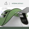 Outsunny Pop Up Tent, Instant Camping Tent with Porch and Carry Bag