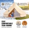 VEVOR 12 Person Canvas Glamping Bell Tent