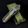 7 In 1 Multifunctional Stainless Steel Fork Spoon Knife Tableware