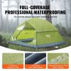 VEVOR 3 Person Camping Tent, Waterproof Lightweight Backpacking Tent