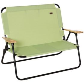 Loveseat Camping Chairs With Handles & Cup Holders