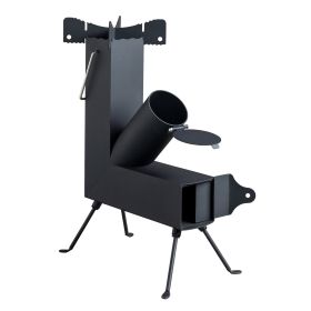 Portable Alloy Steel Rocket Stove for Campsites