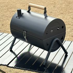 Portable Charcoal Grill, Small Tabletop Barbecue Grill for Outdoor Camping Backyard Party BBQ Cooking, Extra Thick Steel & Heavy Duty