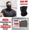 Neck Gaiters with Ear Loops [2 Pack] Ice Silk UV Protection Summer Cool Breathable Reusable Bandanas for Women Men