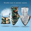 Neck Gaiter with Ear Loop; Washable Cloth Face Cover for Women Men; Cool Face Bandanas Summer Outdoors