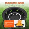 VEVOR Propane Fire Pit 24' Outdoor Portable Gas Fire Pit for Heating 58000 BTU