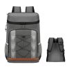 1Pc Cooler Backpack 36 Can Leakproof Insulated Cooler Backpack with 25L/6.6 Gal