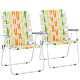 Set of 2 Mesh Folding Beach Chairs (Option: 2pcs)