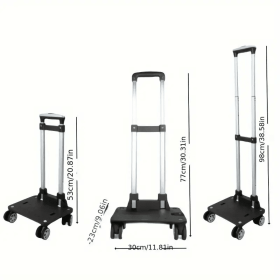 PMMJ Ultra-Flexible Folding Trolley with 360° Wheels To Move Coolers (Option: Four)