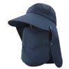 Outdoor Sun Shield Fishing Hat with Neck Flap