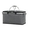 Large Picnic Basket, Insulated Foldable Cooler Bag